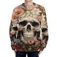 thumbnail image 1 of Gothic Skull Lover Neck Sweater, 1 of 6