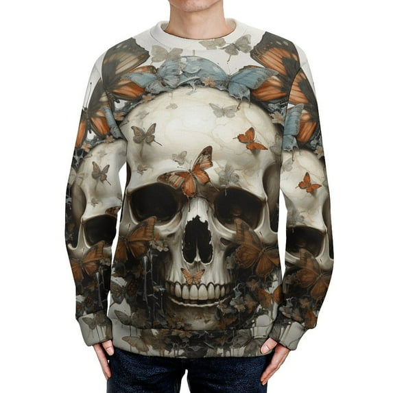 Gothic Skull Lover Neck Sweater