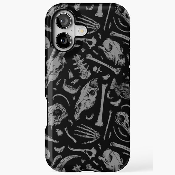 Gothic Skull Skeleton Art Phone Cover for iPhone 11 12 13 14 15 16 17 Pro Max