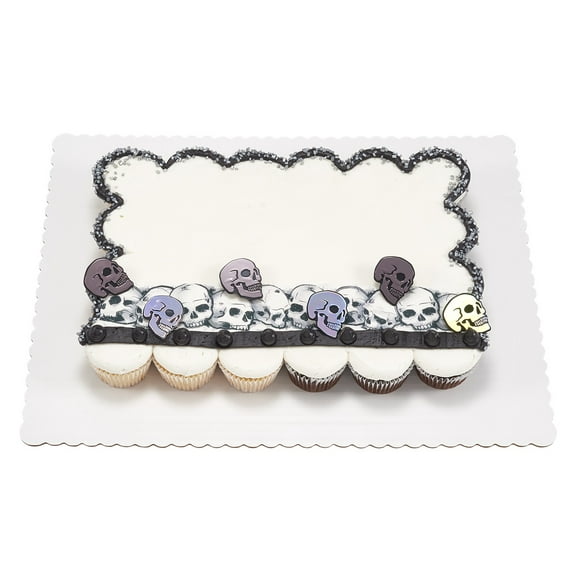 Gothic Skulls Cupcake Cake