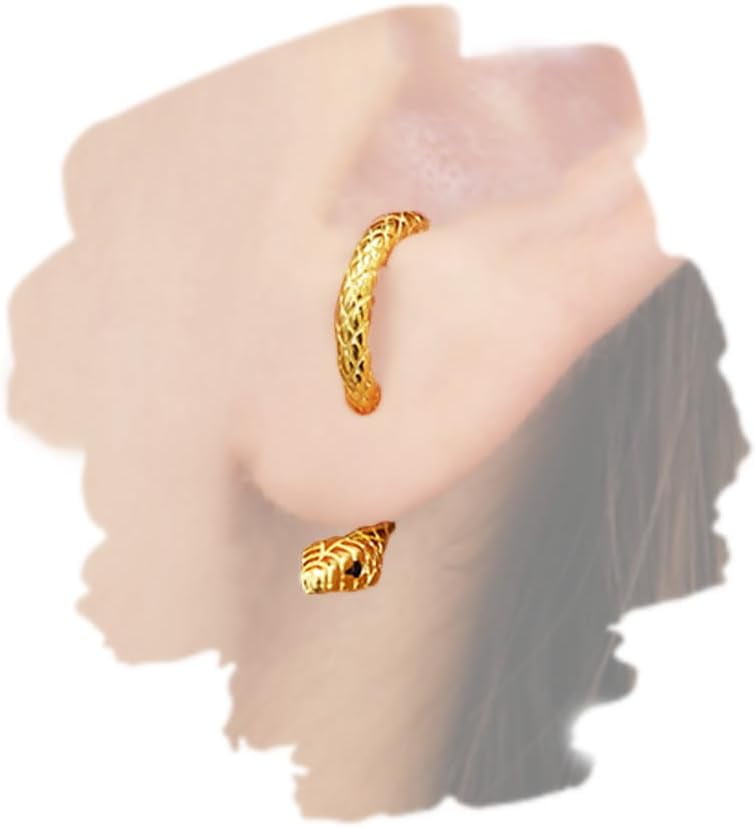 Gothic Snake Earrings For Women - Punk Animal Jewelry, Personalized Copper Alloy Accessory