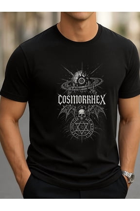 Gothic Spacecore Graphic Shirt Dark Astral Fantasy Design Tee for Alternative Style
