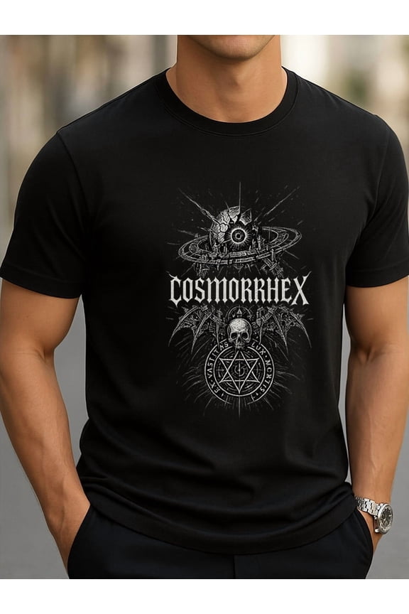 Gothic Spacecore Graphic Shirt – Dark Astral Fantasy Design Tee for Alternative Style