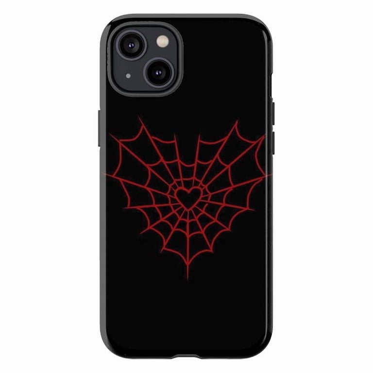 Gothic Spider Web Heart iPhone Case, Red Web Design on Black, Cute & Protective Phone Cover for iPhone 16 15 14 13 12 11 Pro Max Mini Plus - Walmart.com Gothic Spider Web Heart iPhone Case, Red Web Design on Black, Cute & Protective Phone Cover for iPhone 16 15 14 13 12 11 Pro Max Mini Plus - Walmart.com