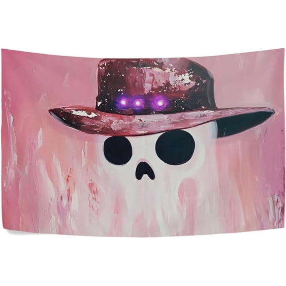 Gothic Spirit Hat Tapestry Wall Hanging Tapestry Personalized Tapestry Throw Dorm Living Room Art Home Decor 90 x 60