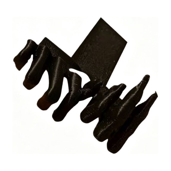 Gothic Spooky Claw Bookmark, 3D Hand Shaped Page Clip for Reading, Black Halloween Desktop Ornament for Study Shelf, Unique Book Lover Gift
