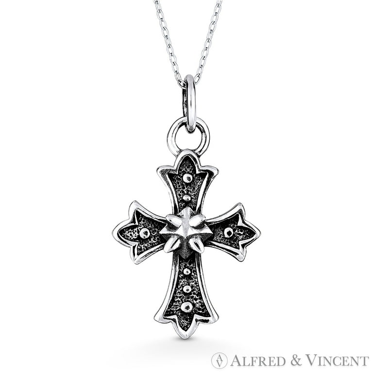 アクセサリー Cross motif design charm necklace splendid-iris-necklace-default