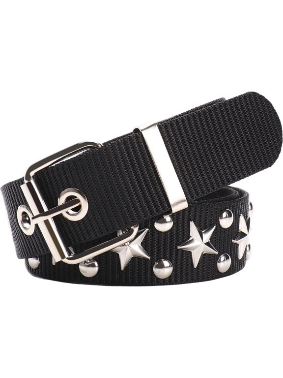 Gothic Star Rivet Belt Y2K Punk Studded Eyelet Waistband