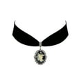 thumbnail image 1 of Gothic Steampunk Victorian Pendant Fairy Angel Cameo Jewelry on Black Velvet Choker, 1 of 1