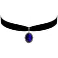 thumbnail image 1 of Gothic Steampunk Victorian Pendant Jewelry on Black Velvet Choker, 1 of 1