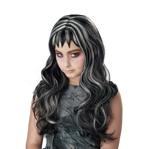 Gothic Streaks Child Wig