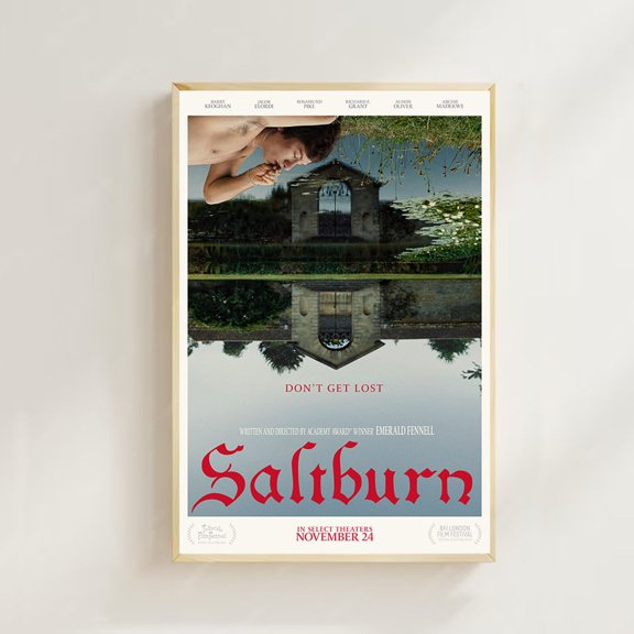 Gothic Summer Vacation Psychological Intrigue Mansion Estate Elite Group Wall Art, Unframed Poster