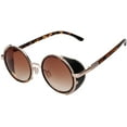 thumbnail image 1 of Gothic Sunglasses - Leopard Gold Frame / Brown Lens, 1 of 4
