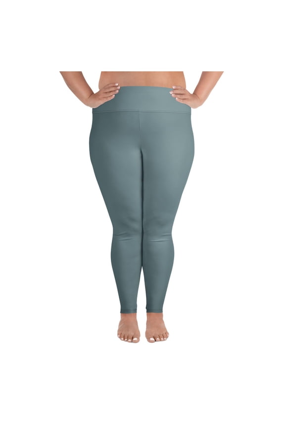 Gothic, Teal Plus Size Leggings, Teal Leggings for Plus Size, Big Size Teal Leggings, Teal Leggings for Big Women