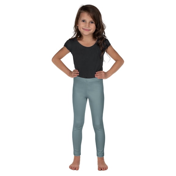 Gothic, Teal Toddlers Leggings, Children Teal Leggings, Little Kids Teal Leggings, Baby Teal Leggings