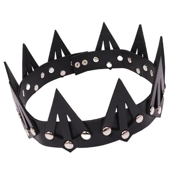 Gothic Tiara Retro Style Headpiece Black Decorative for Wedding Cosplay