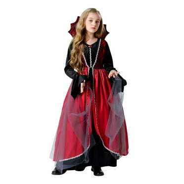 Suit Yourself Dark Vampire Costume for Girls, Size Large (12-14 ...