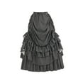 thumbnail image 1 of Gothic Victorian Vintage Striped Dress Adjustable Renaissance, 1 of 6
