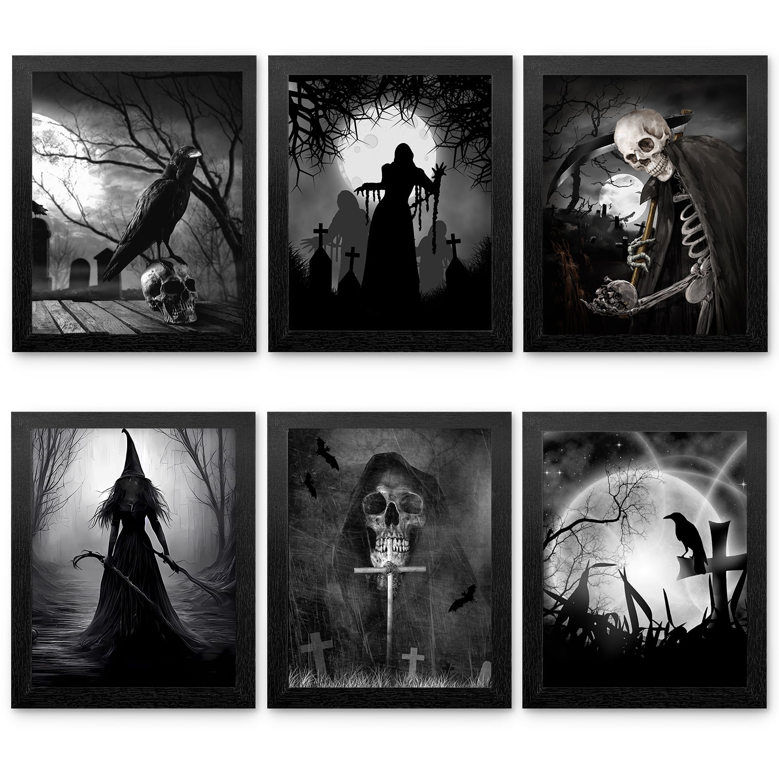 Gothic Wall Decor, Witchy Decor Aesthetic Halloween Decor, Gothic Wall ...