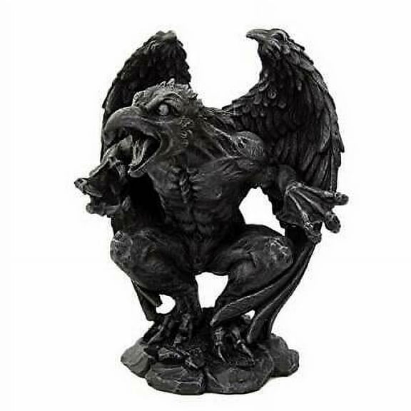 Gothic Winged Avian Eagle Bird Renegade Gargoyle Decorative Figurine 6.25"H