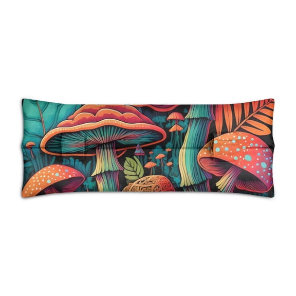 Gothic Witchy Mushroom Seatbelt Pillow - Post-Surgery Mastectomy Breast Surgery Recovery Support (Psychedelic Mushroom)