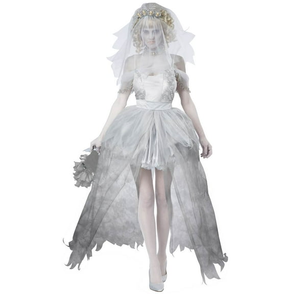 Womens Ghostly Bride Adult Costume
