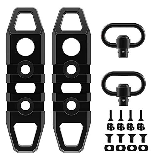 Gotical Flip-Up Sights For Picatinny Rails – Made In Japan From Tough PPS Material (Red)