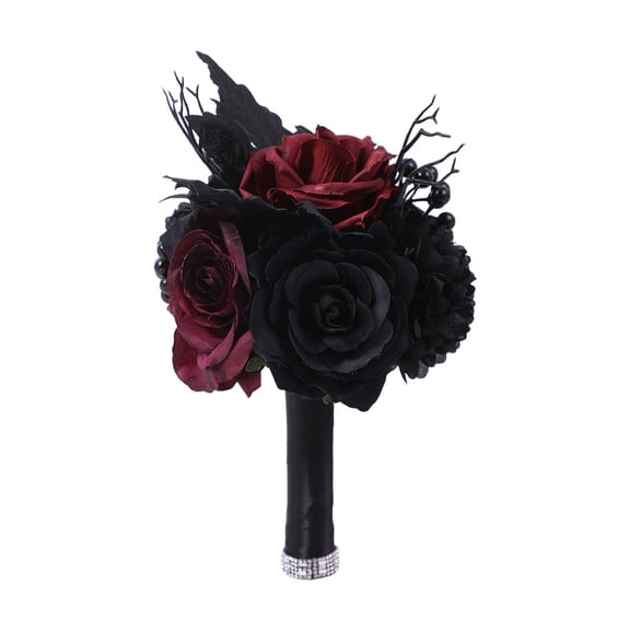 Gotik Wedding Bouquet Artificial Flowers Bridal Bouquet for Bridesmaids,Wedding,Ceremony,Anniversary