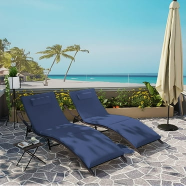 Gotland Rattan Adjustable Outdoor Chaise Lounges - Set of 3, Brown