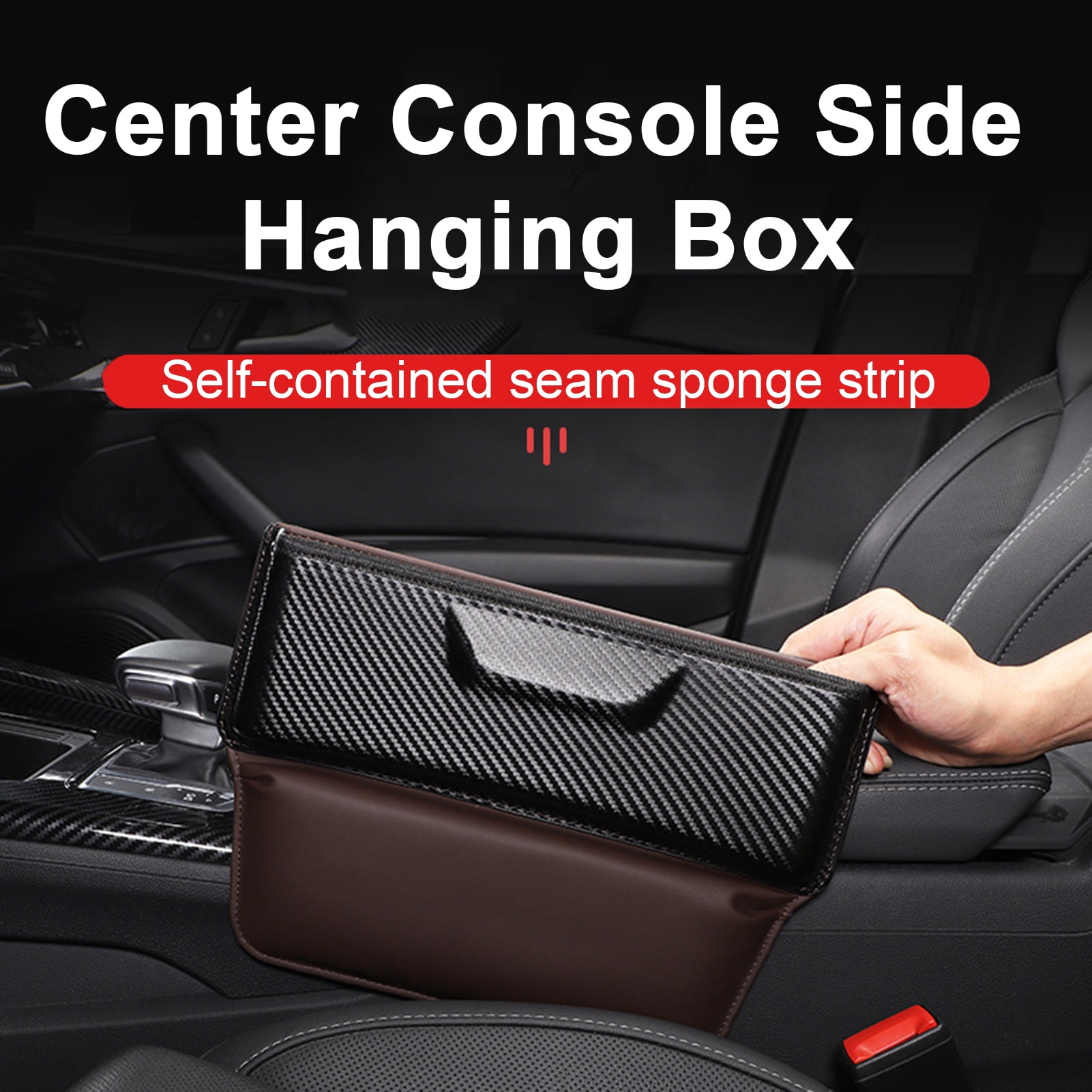 Car Seat Gap Box Filler Universal Center Console Side Hanging Trash Can  Storage Organizer Holder Auto SUV Truck Supplies – zu niedrigen Preisen im
