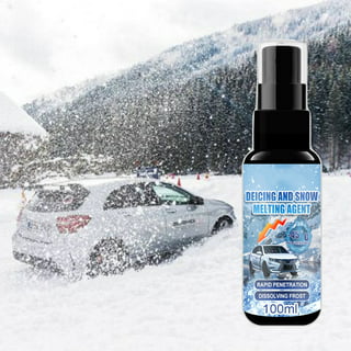 Auto Windshield Deicing Spray Clearance! Ice-Off Windshield Spray De-Icer,  Windshield Deicing Spray, Anti Frost Spray Deicer Spray for Car Windshield  Windows Wipers and Mirror, Glass Cleaner 