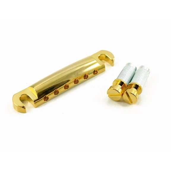 Gotoh GE101ZG Stop Tailpiece, Metric Studs - GOLD