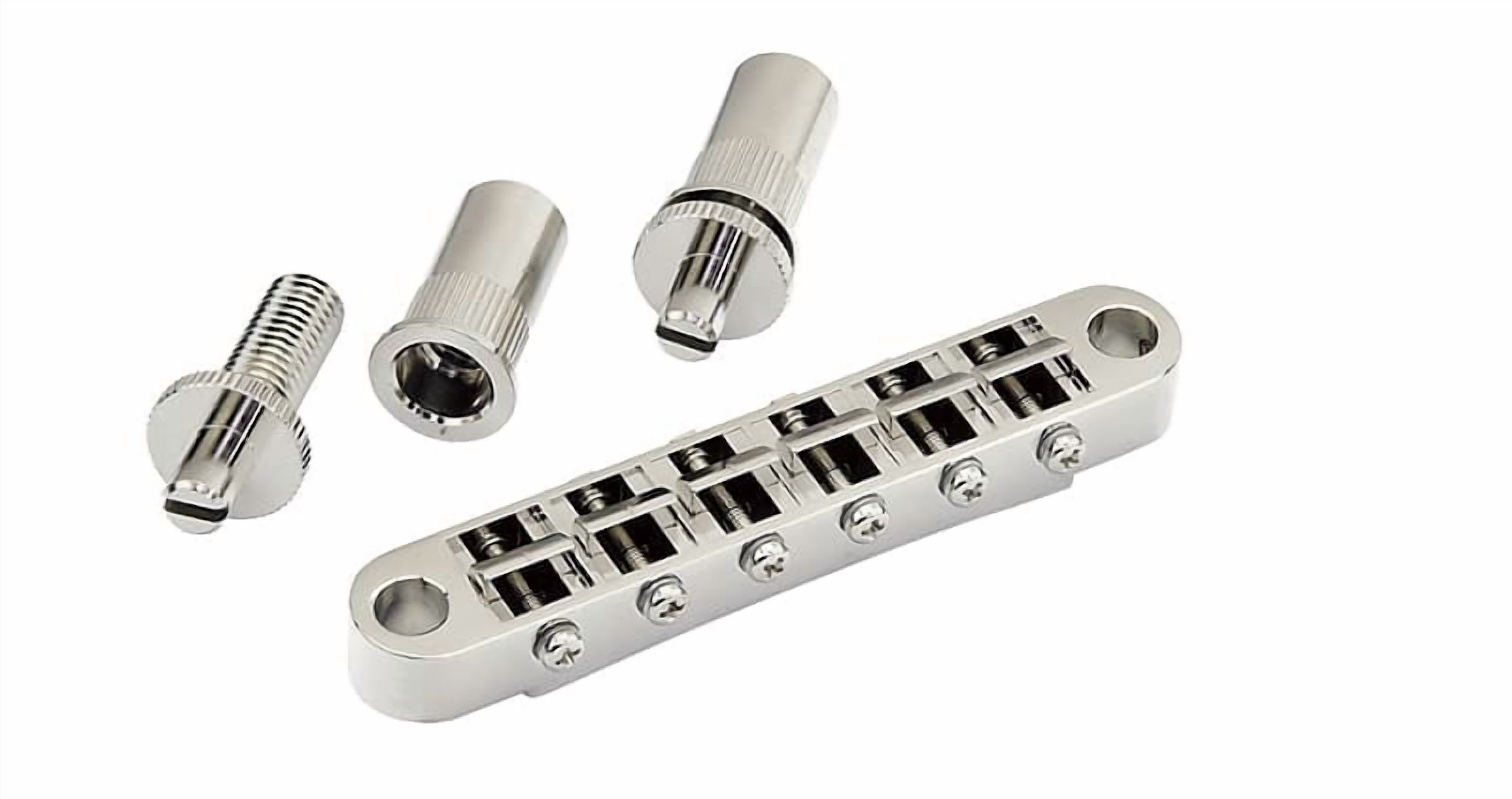 Gotoh GE103B-T Tunematic Guitar Bridge, Large Mounting Holes - CHROME