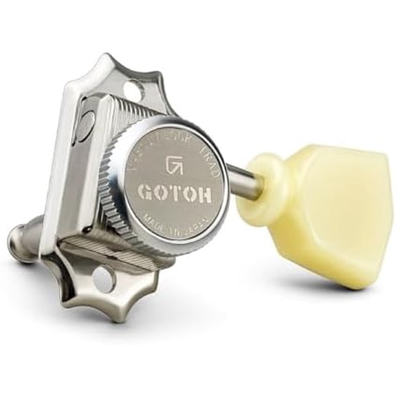Gotoh Locking Tuners - 3 per side - Magnum Lock Trad (MG-T) - Nickel 20322NYTX$$Music