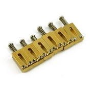 Gotoh Solid Steel Tremolo Saddle Set - GOLD