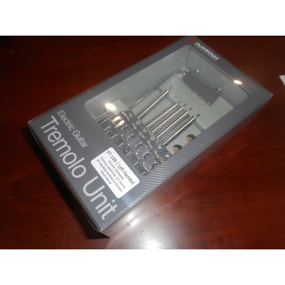Gotoh Electric Guitar Tremolo Unit VT-100 Left-handed, Chrome Finish, 11.3mm String Spacing, Steel Block