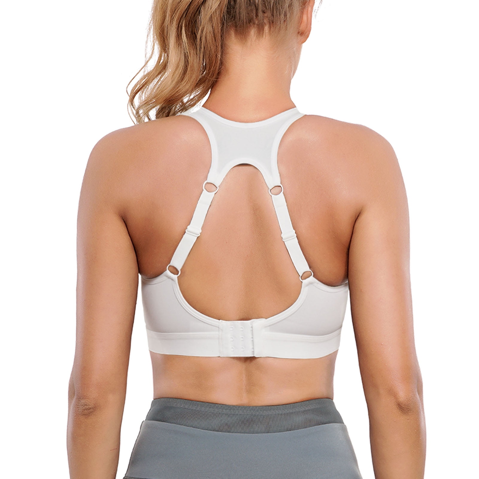Gotoly Sports Bra For Women High Impact Full Support Adjustable