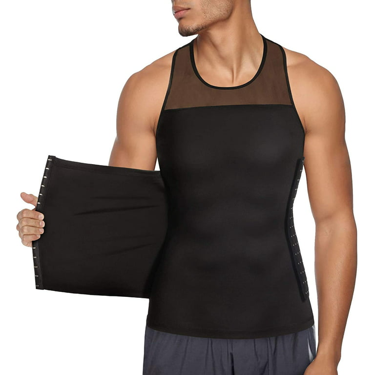 Men's Body Shaping Sleeveless Vest- Breathable Chest Binder