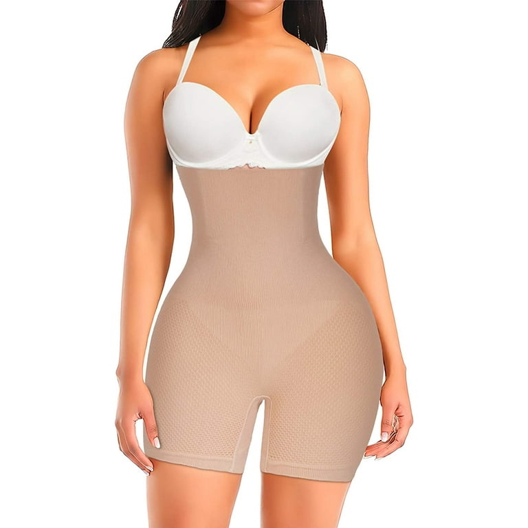 Gotoly Shapewear for Women Tummy Control Butt Lifter High Waist Panty  Compression Shorts Waist Trainer Body Shaper(Beige X-Large-XX-Large)