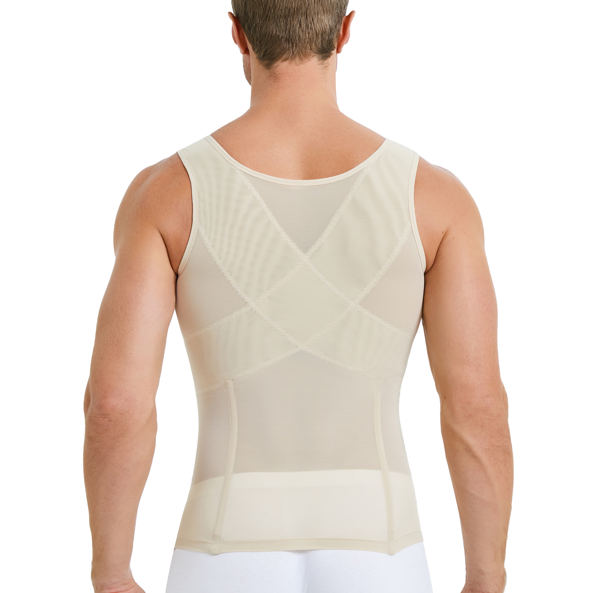 Men's Body Shaper, Tummy Control Compression. Tank Top Shapewear