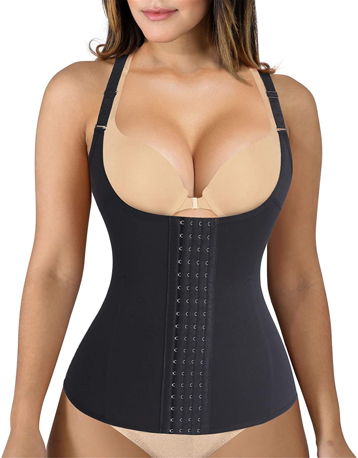 Gotoly Waist Trainer Cincher Underbust Corset for Weight Loss Sport Workout Body Shaper with