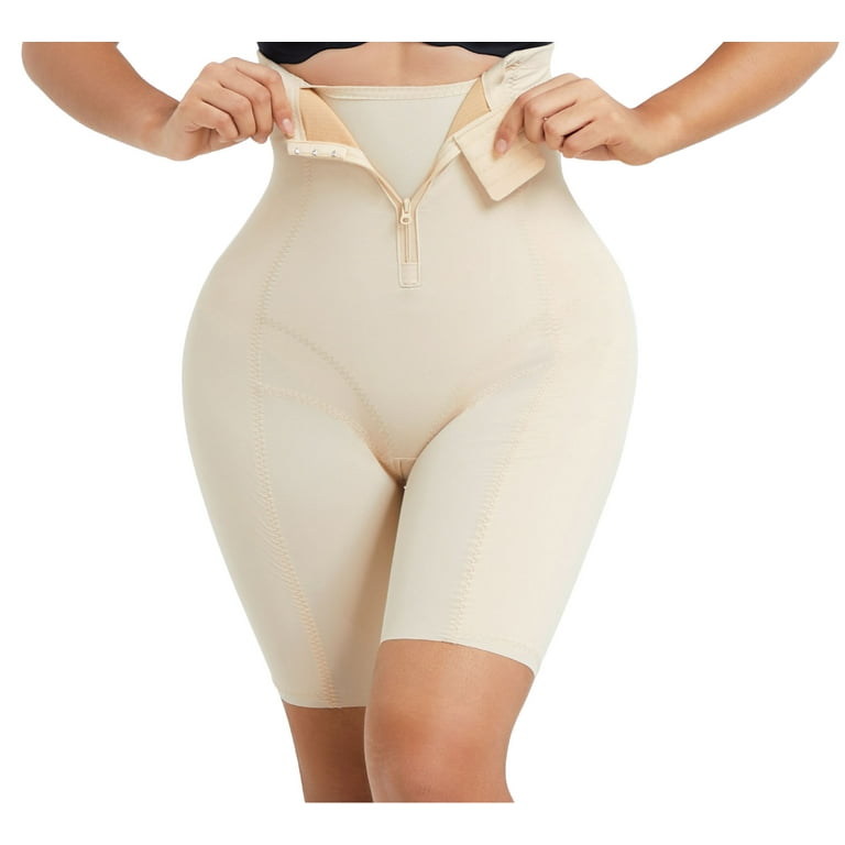 Gotoly Womens High Waist Butt Lifter Shapewear Tummy Control Panties Body  Shaper Faja Shapewear Shorts Slimming Thighs(Beige Medium)