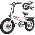 thumbnail image 1 of Gotrax 20" Folding Electric Bike with 40miles by 48V Battery, 20mph Power by Peak 500W, Adult Electric Bicycle with 5 Pedal-Assist Levels& LCD Display,UL2849,white, 1 of 8