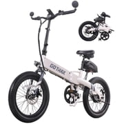 Gotrax F1V2 20 Adult Folding Electric Bike, 50 Mile&20mph, 48V 10.4Ah, Compact & Portable, Gray