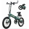 thumbnail image 1 of Gotrax F1V2 20" Adult Folding Electric Bike, 50 Mile Long Range, 48V 10.4Ah Battery, 20MPH Speed, Compact & Portable,Green, 1 of 17