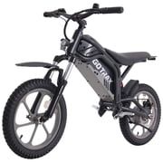 GOTRAX Fitz16 Electric Dirt Bike for Kids Ages 8+, 36V Battery,16 miles, 16" Off-Road Tires, Dual Suspension,Black