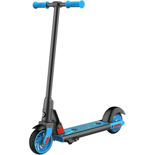 Gotrax GKS Electric Scooter for Kid Ages 6-12, 6" Wheels Lightweight Electric Kick Scooter for Kid, Blue