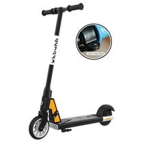 Gotrax GKSMlNl Electric Scooter for Kids Ages 6-12 with 6"Solid Tires, Thumb Control Easy to Ride, Black