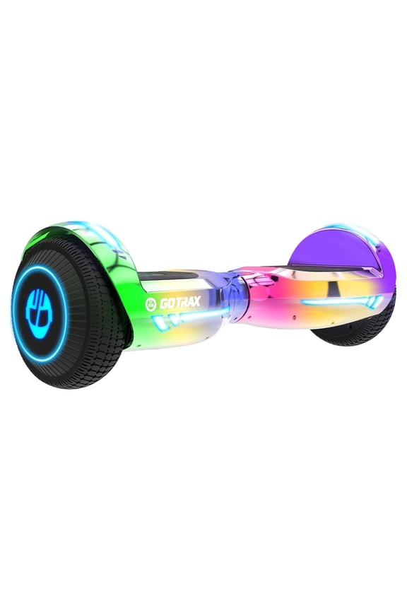 Glide 6.5" Hoverboard for Kids Ages 6-12 with Bluetooth Speaker and Led Lights, Multicolor
