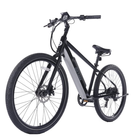 GOTRAX Transfer Commuter Electric Bike for Adults, 27.5" Wheels, 36V Removable Battery, 20 MPH,Up to 40.5 Miles Pedal Assist, Black